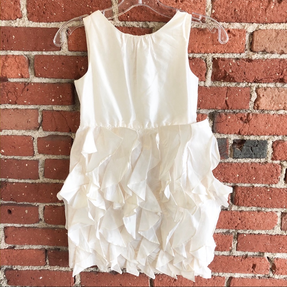 Crewcuts Girl’s Satin Ruffle Formal Dress